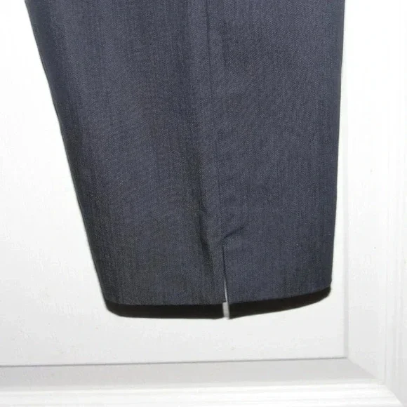 TALBOTS Signature Cotton Blend Stretch Gray Pants Size 14 - Picture 6 of 7
